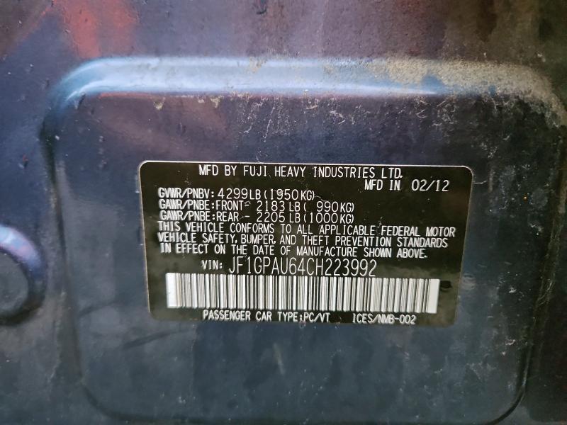 2012 Subaru Impreza Sport Limited