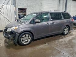 Salvage cars for sale from Copart Ham Lake, MN: 2013 Toyota Sienna xle
