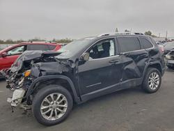 Jeep salvage cars for sale: 2019 Jeep Cherokee Latitude