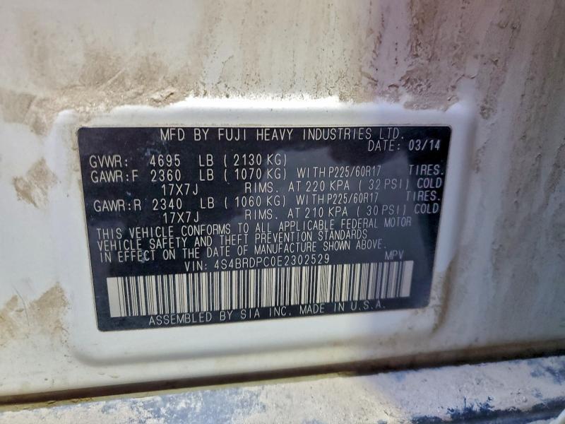 2014 Subaru Outback 3.6r Limited