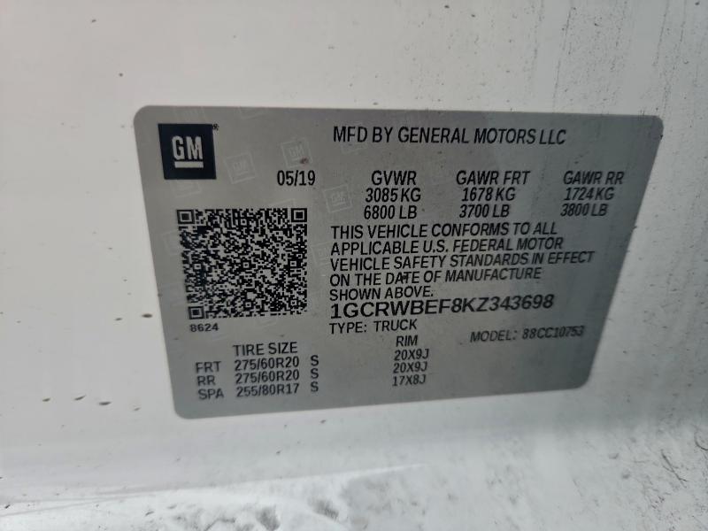 2019 Chevrolet Silverado C1500 Custom