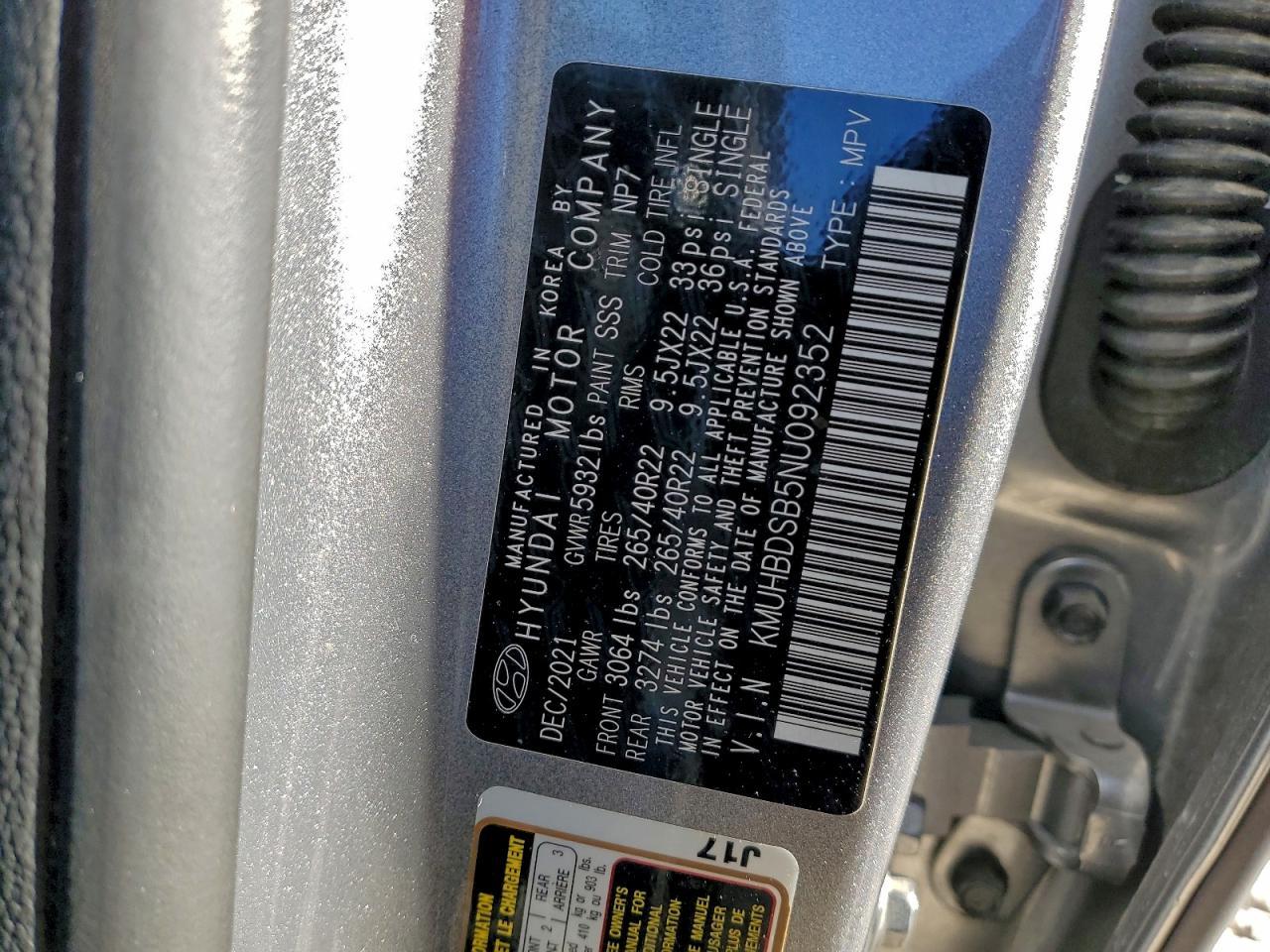 2022 Genesis Gv80 Base