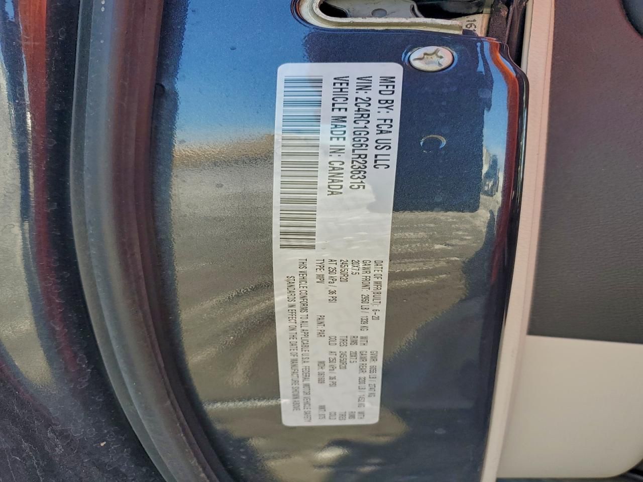 2020 Chrysler Pacifica Limited