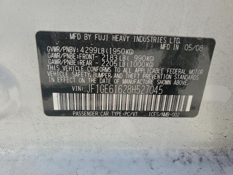 2008 Subaru Impreza 2.5I