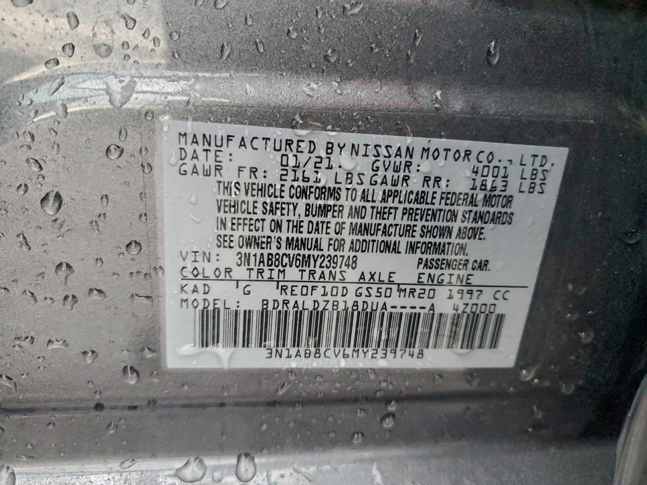 2021 Nissan Sentra sv