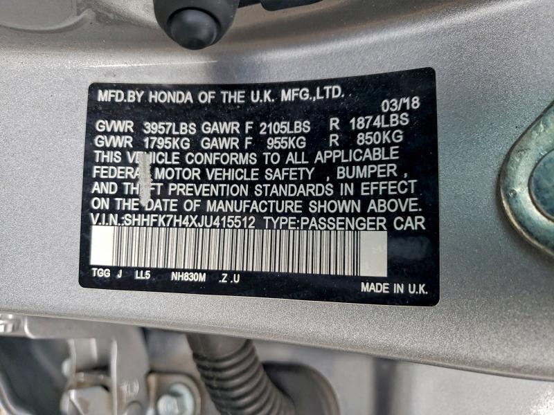 2018 Honda Civic Sport