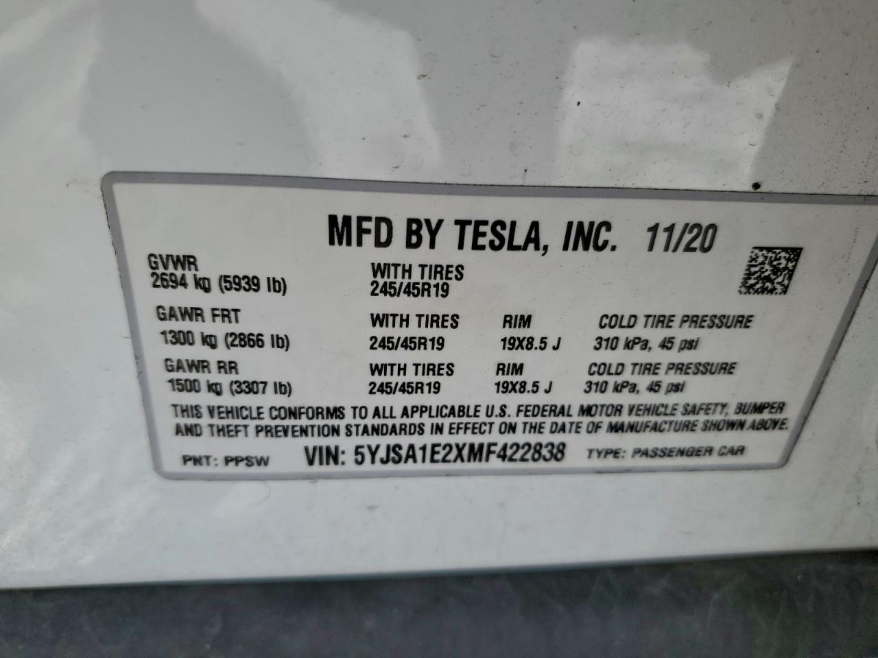 2021 Tesla Model s
