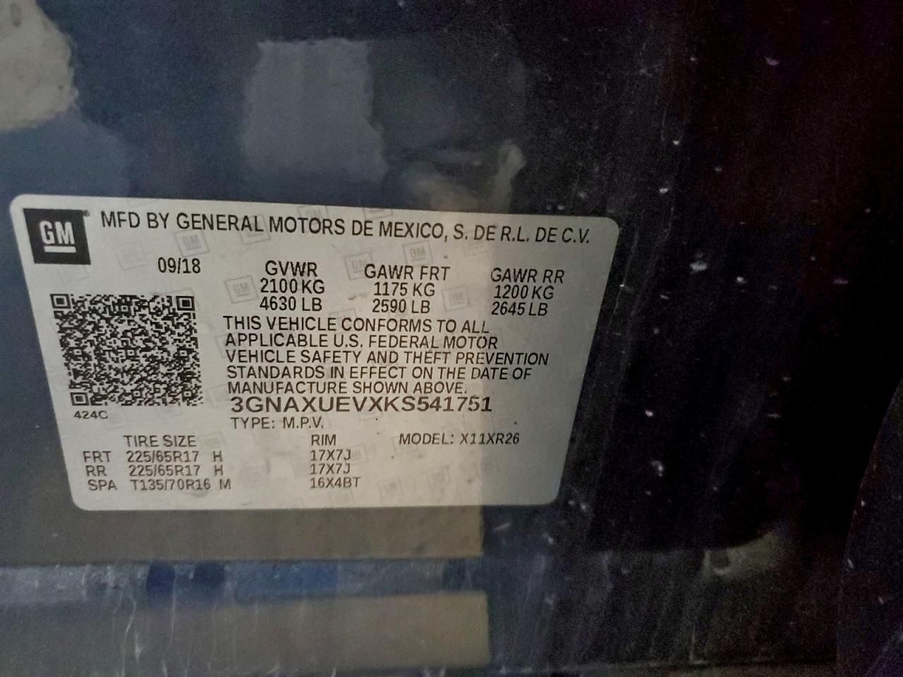 2019 Chevrolet Equinox lt