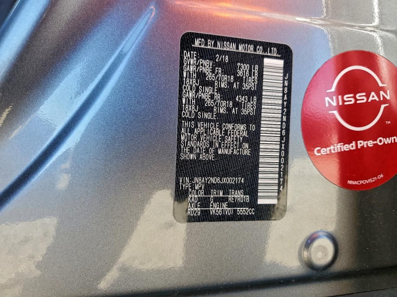 2018 Nissan Armada sv