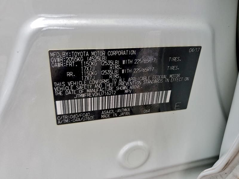 2017 Toyota Rav4 xle