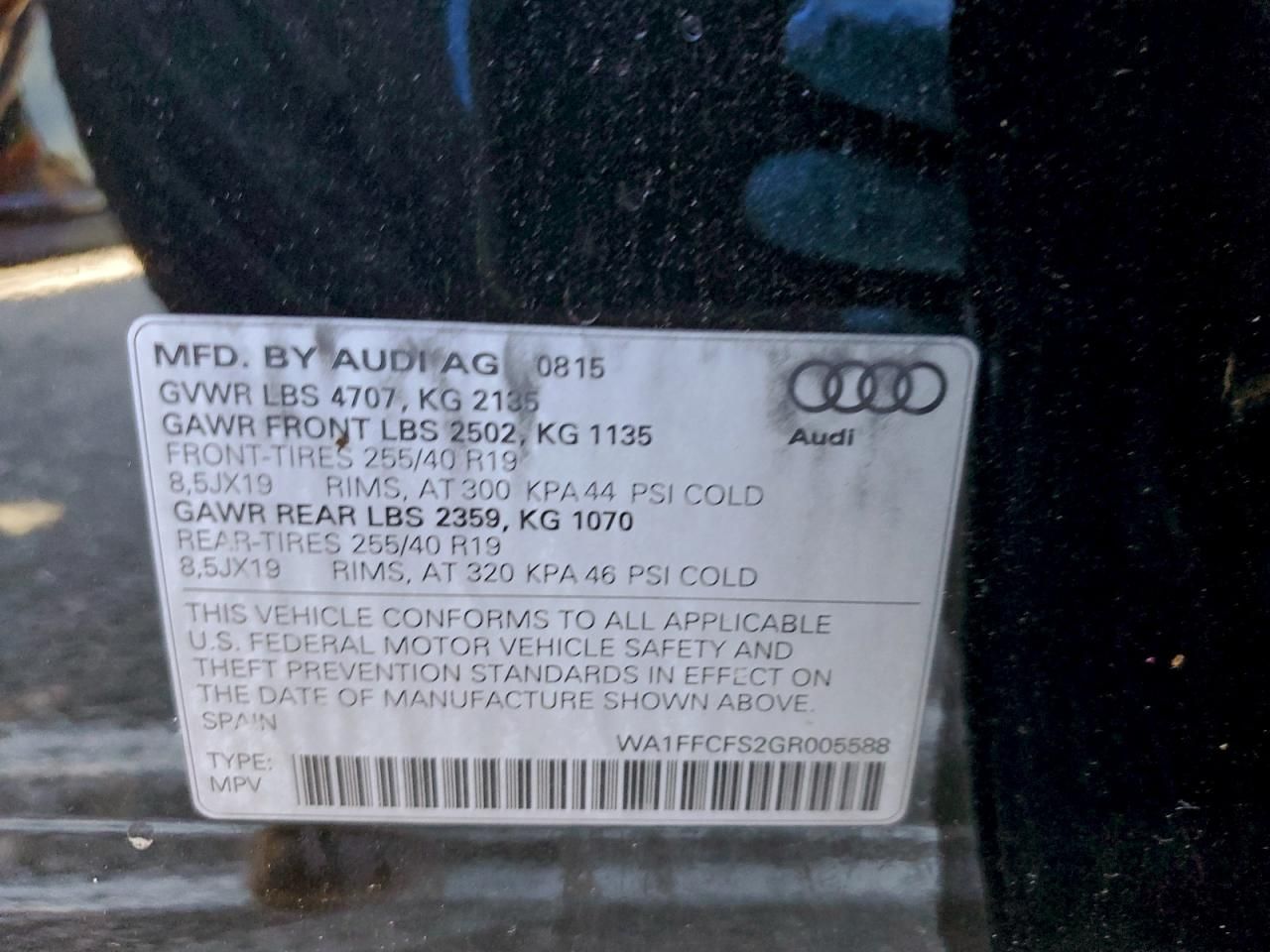 2016 Audi Q3 Prestige