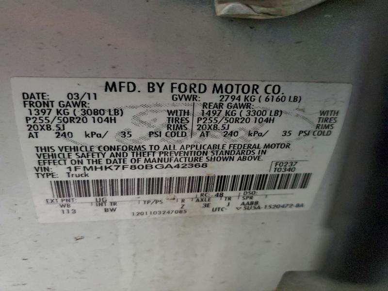 2011 Ford Explorer Limited
