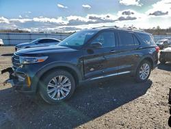 Ford salvage cars for sale: 2022 Ford Explorer King Ranch