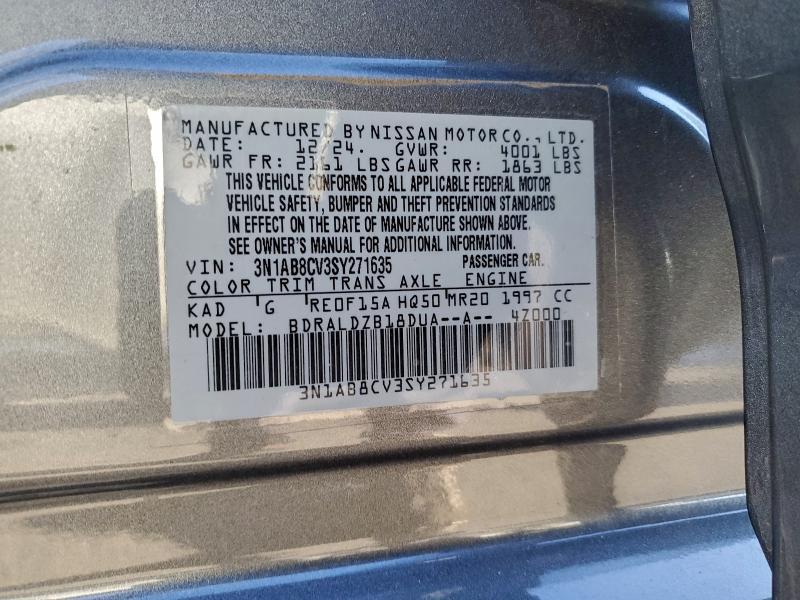 2025 Nissan Sentra sv