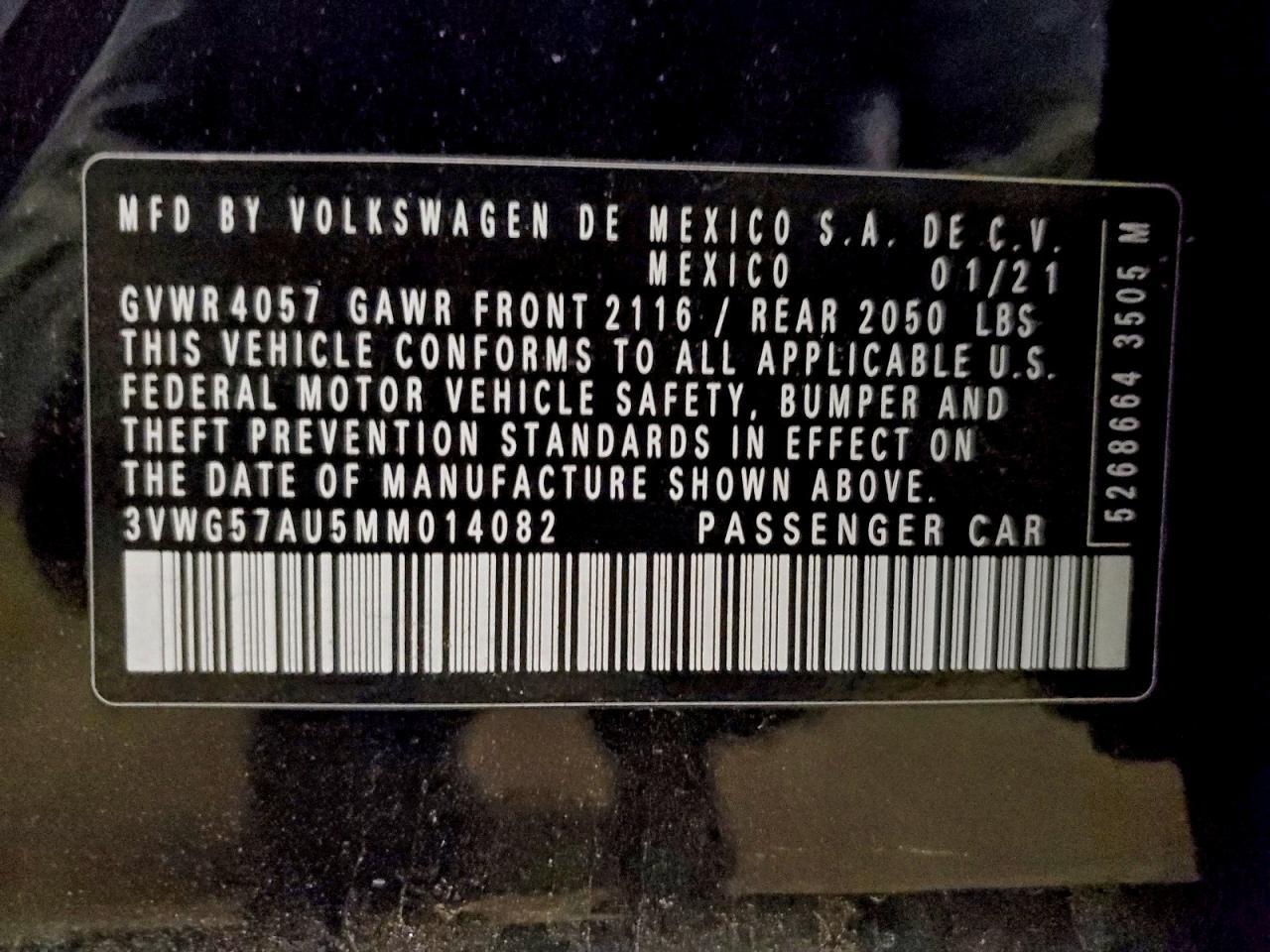 2021 Volkswagen Golf