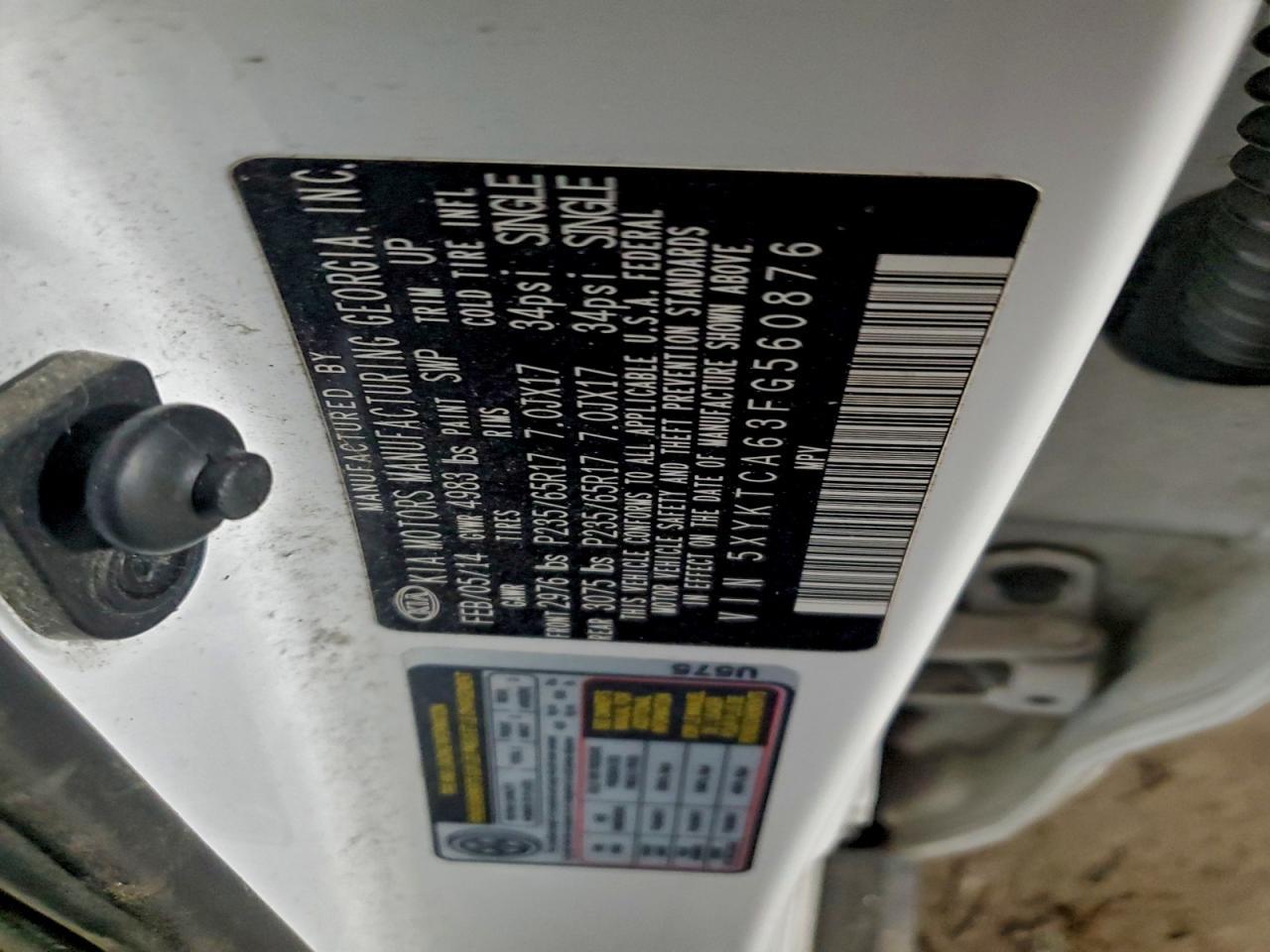 2015 KIA Sorento lx