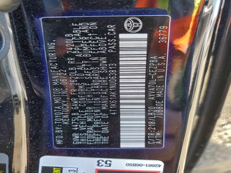 2022 Toyota Camry xse