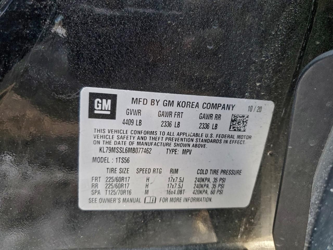 2021 Chevrolet Trailblazer Active