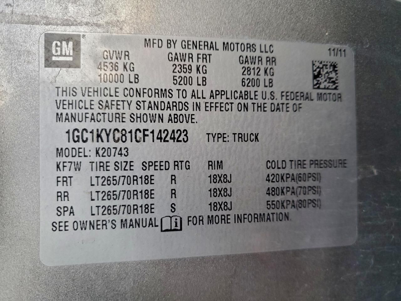 2012 Chevrolet Silverado K2500 Heavy Duty ltz