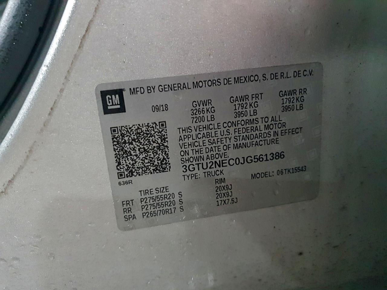 2018 GMC Sierra K1500 slt