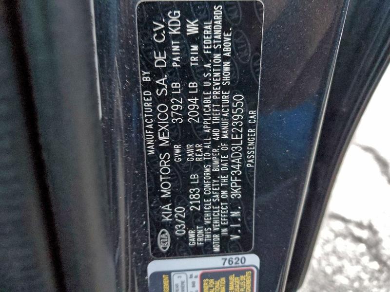 2020 KIA Forte gt Line