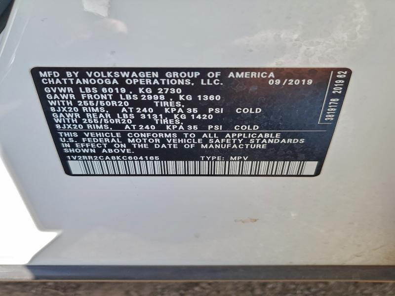 2019 Volkswagen Atlas sel