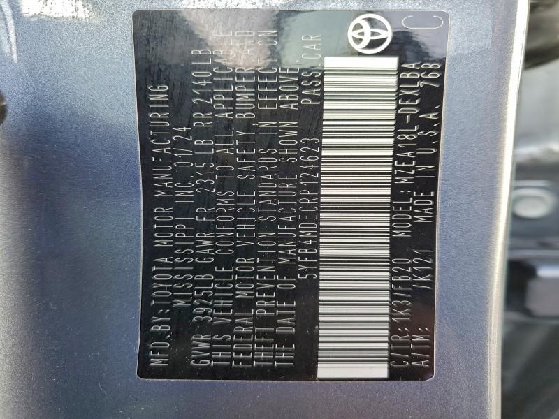 2024 Toyota Corolla le