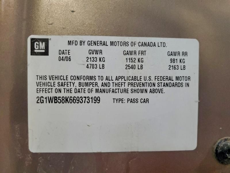 2006 Chevrolet Impala ls