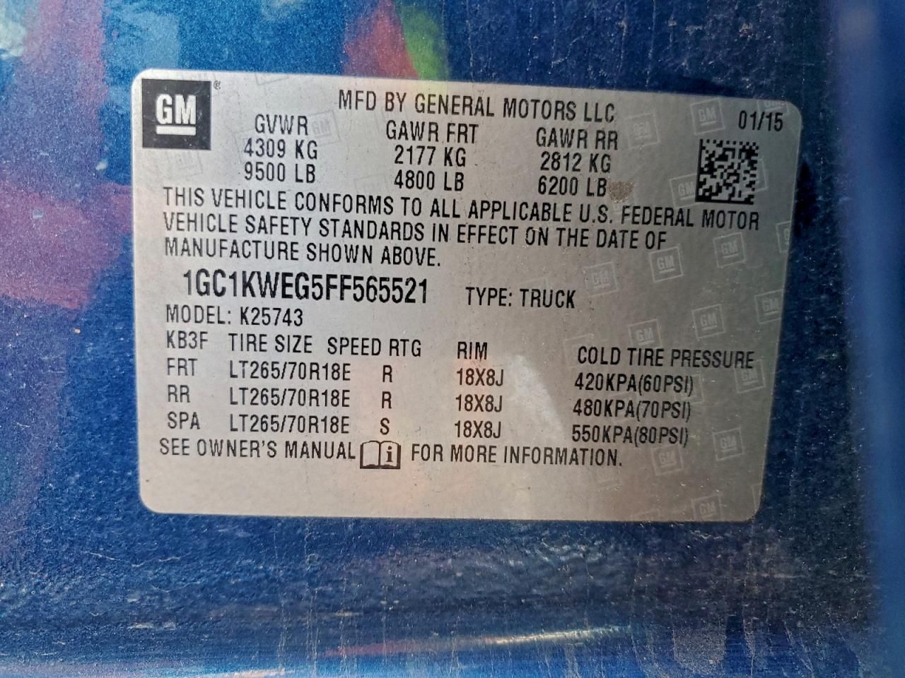 2015 Chevrolet Silverado K2500 Heavy Duty LTZ