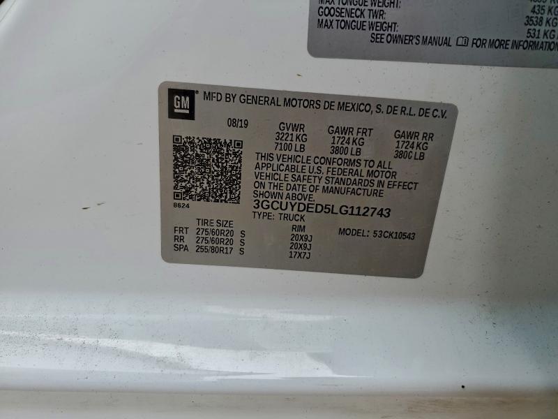 2020 Chevrolet Silverado K1500 lt