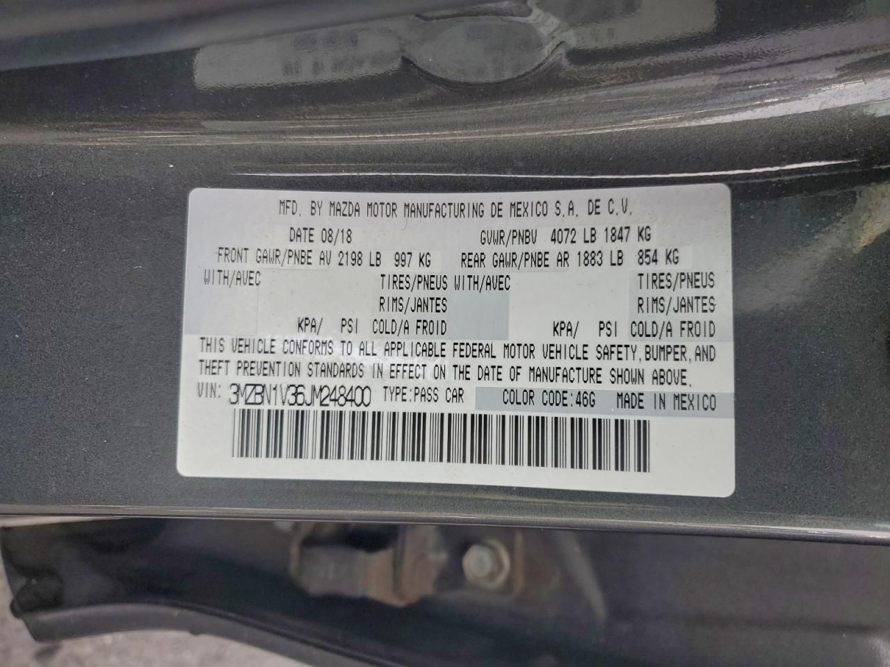 2018 Mazda 3 Touring