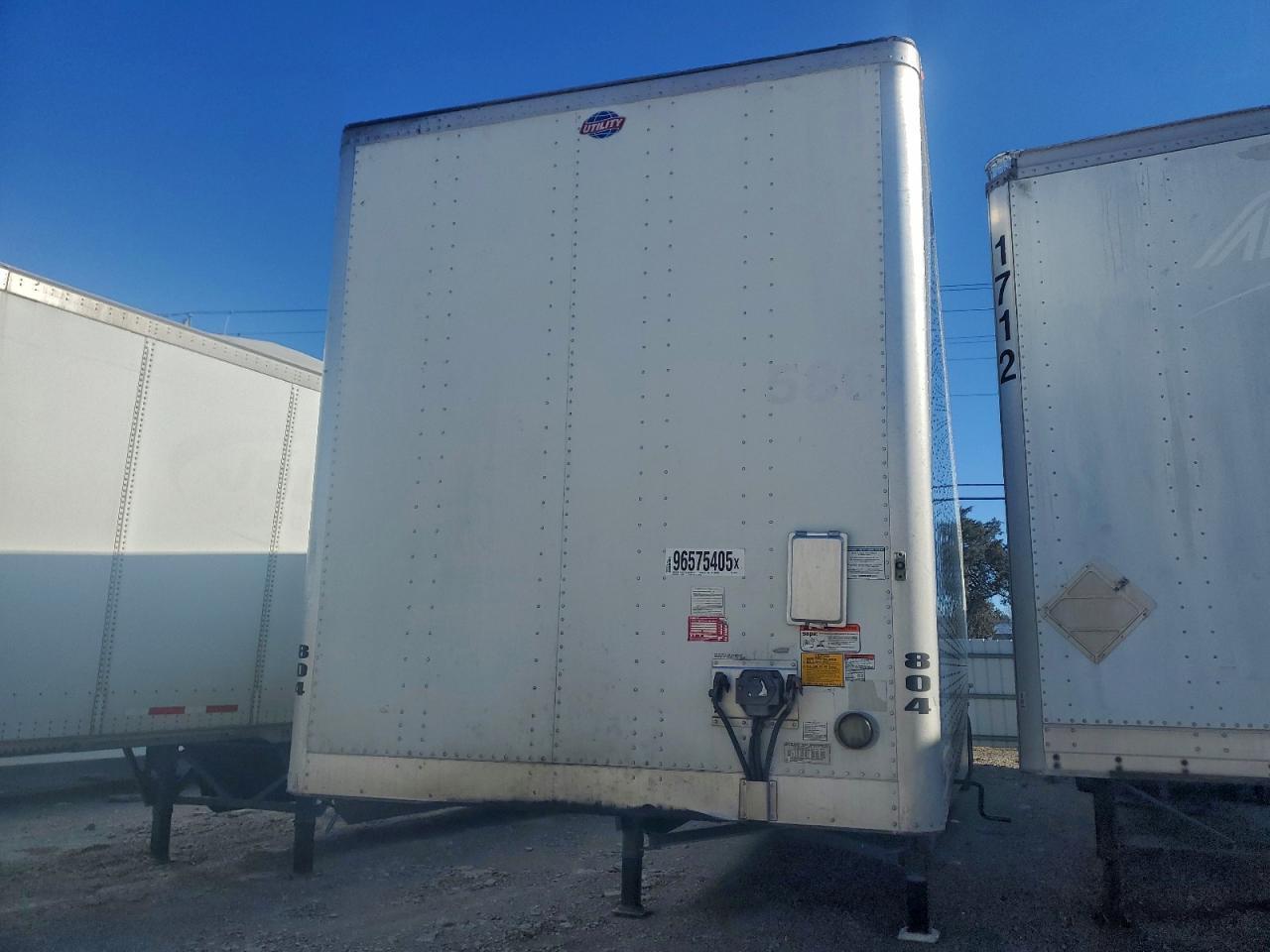 2019 Utility VS2DX DRY Van Trailer
