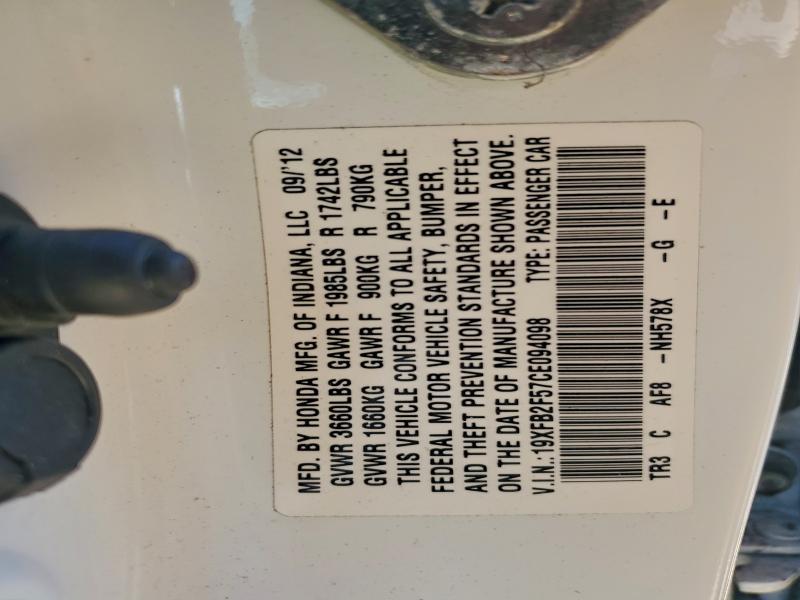 2012 Honda Civic lx