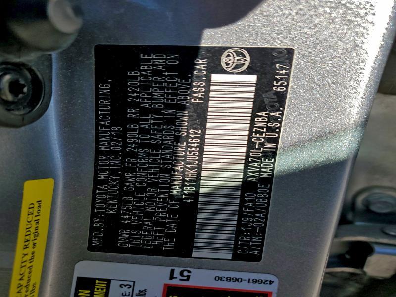 2018 Toyota Camry l