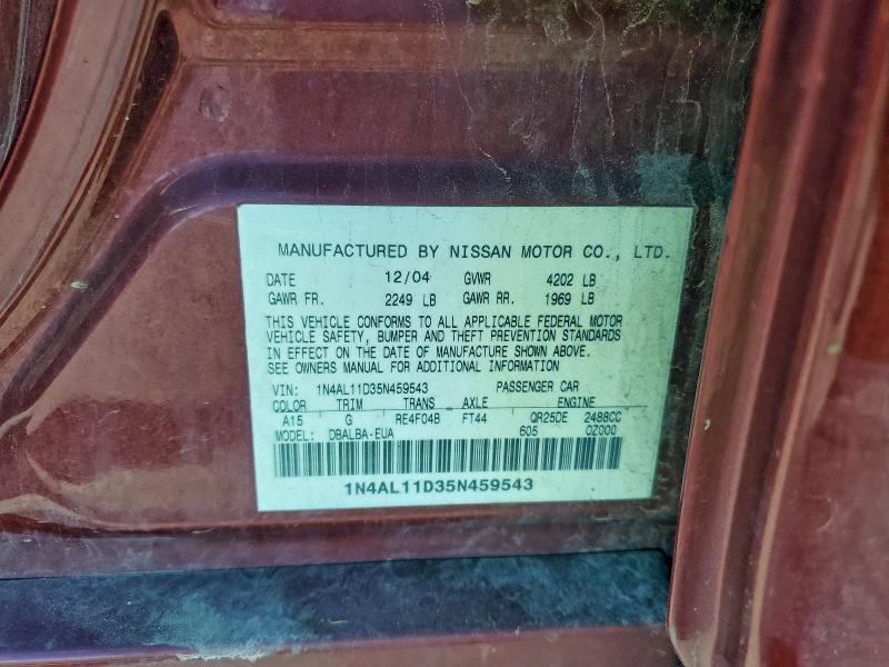 2005 Nissan Altima 2.5