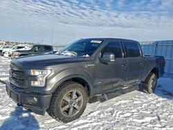 Salvage trucks for sale at Cedar Rapids, IA auction: 2017 Ford F150 Supercrew