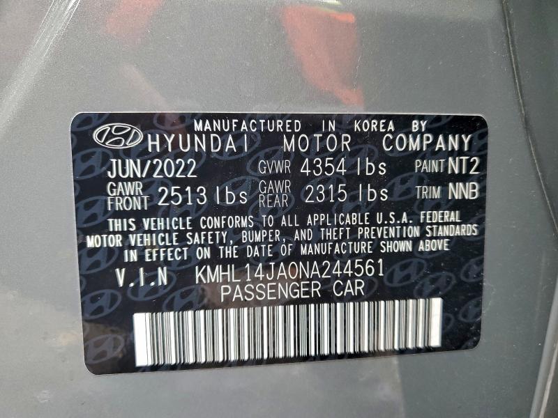2022 Hyundai Sonata sel