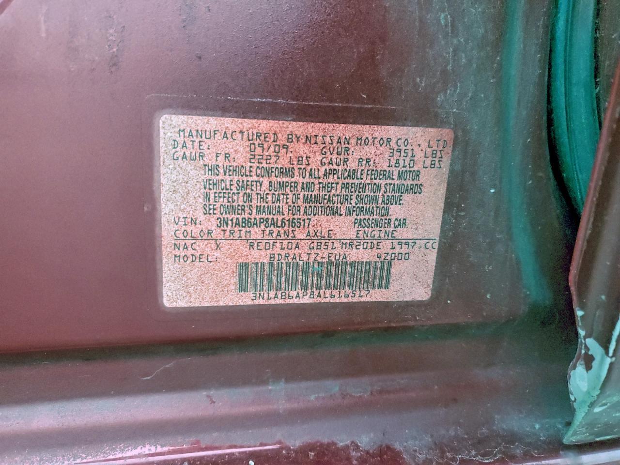 2010 Nissan Sentra 2.0