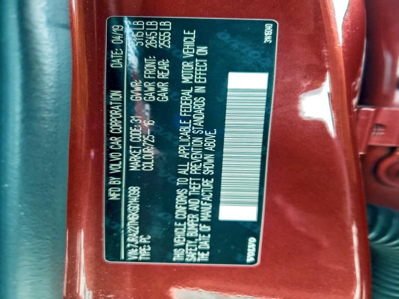 2019 Volvo S60 T6 R-design