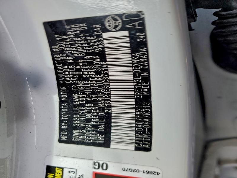 2017 Toyota Corolla l