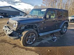 Jeep salvage cars for sale: 2018 Jeep Wrangler Unlimited Sahara