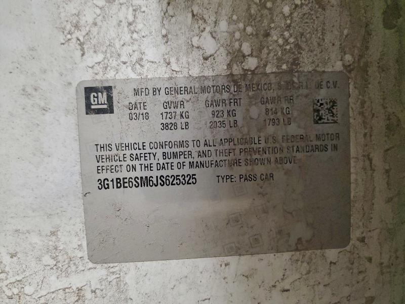 2018 Chevrolet Cruze lt