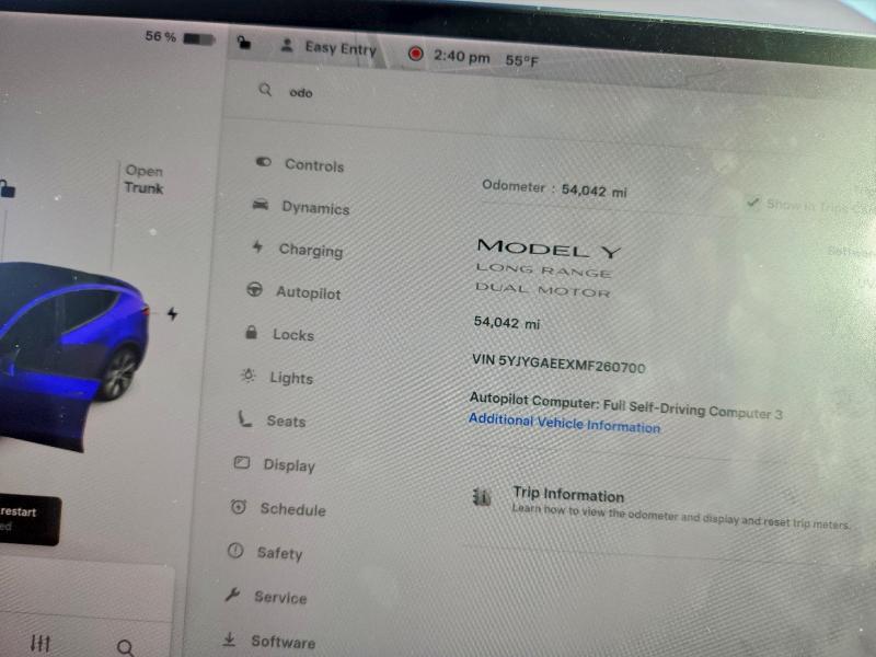2021 Tesla Model y