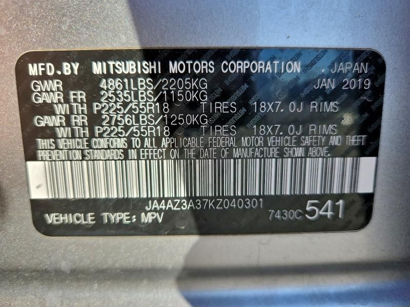 2019 Mitsubishi Outlander se