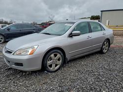 Honda Accord ex salvage cars for sale: 2007 Honda Accord ex