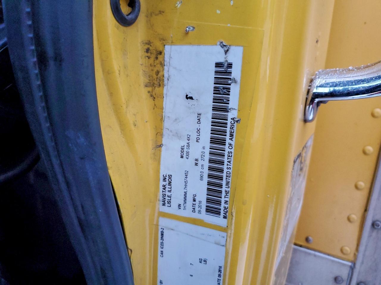 2017 International 4000 4300