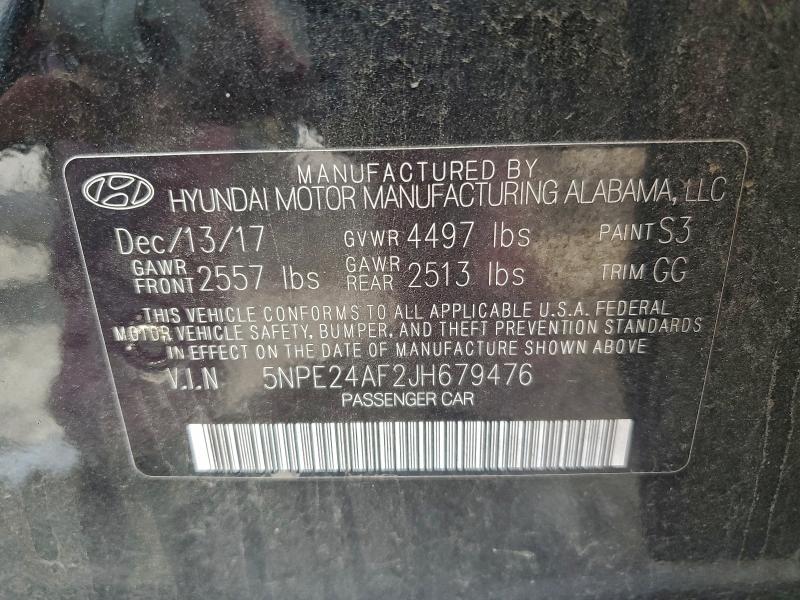 2018 Hyundai Sonata se