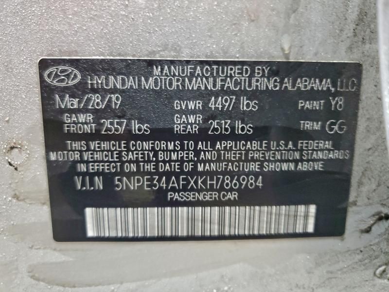 2019 Hyundai Sonata Limited