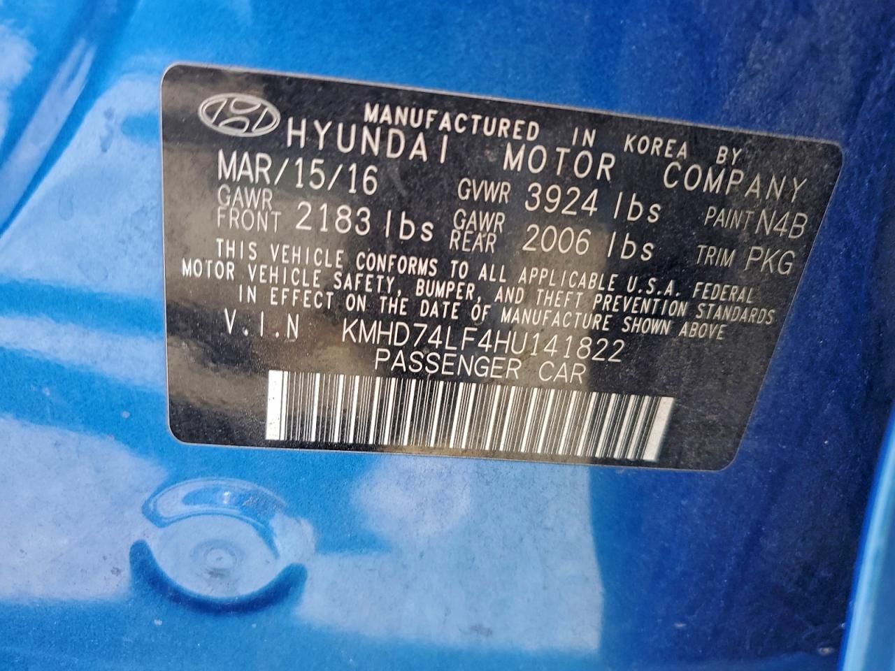 2017 Hyundai Elantra se