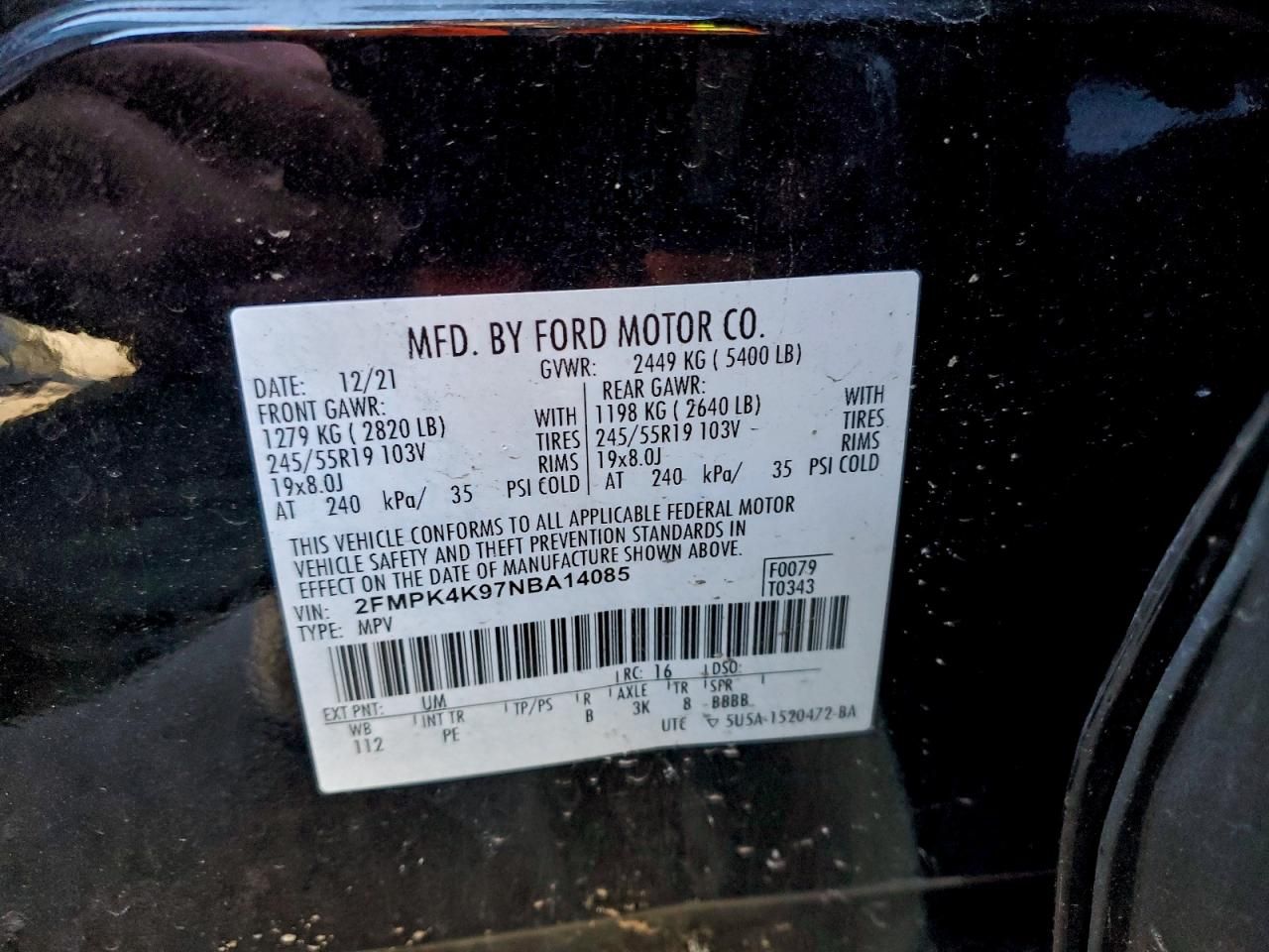 2022 Ford Edge Titanium